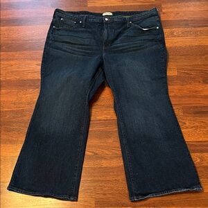 Madewell Dark Indigo Flare Jeans